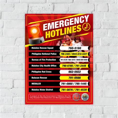 Emergency Hotlines Poster Design – Felias Designs – Affordable ...