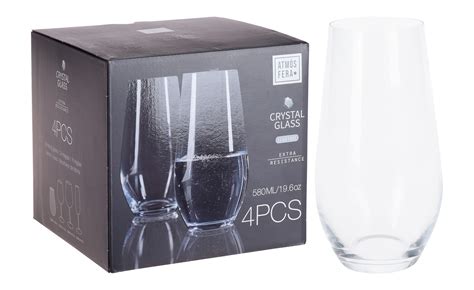 Set čaša za vodu Livi 580ml 4 komada | Emmezeta webshop - sigurna online trgovina