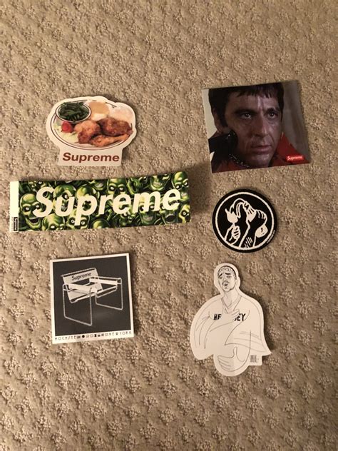 Supreme 6 Sticker Set | Grailed
