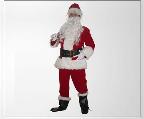 欧美爆款圣诞老人角色扮演服圣诞节演出服成人男女圣诞情侣装全套-阿里巴巴