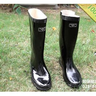 正品上海双钱牌橡胶黑色雨靴中筒高筒耐酸碱耐化学品工矿加厚雨鞋-阿里巴巴