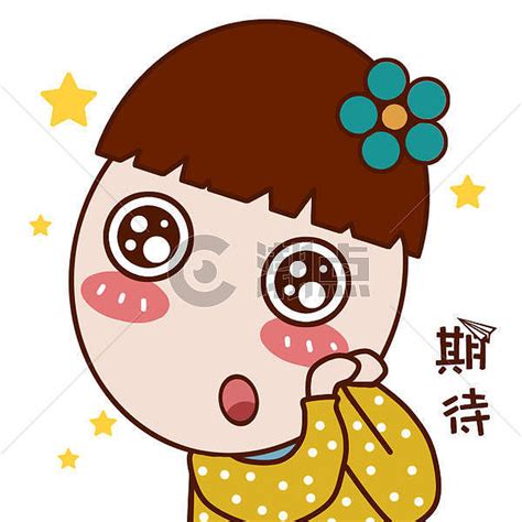 蘑菇头女孩图片