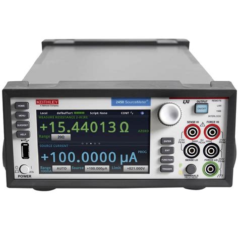 Keithley 2450 SourceMeter ® SMU Instrument – Tamashi Technology ...