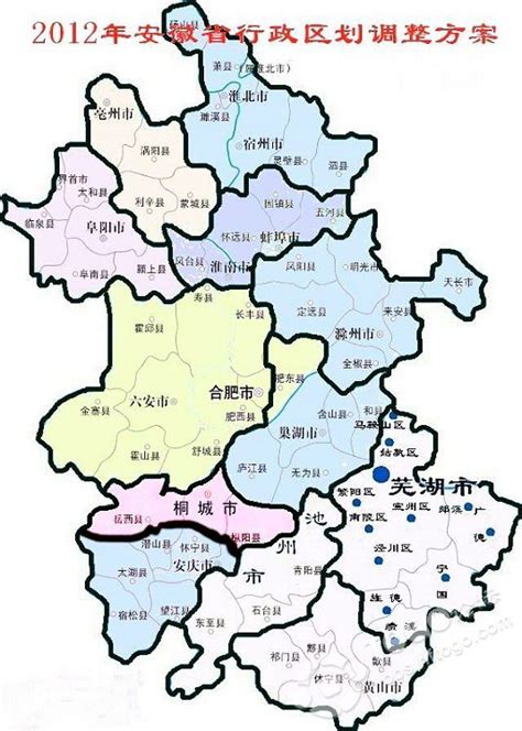 安徽行政图图片