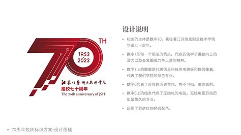 江苏信息｜70周年校庆标识与文创设计_李泽一START-站酷ZCOOL
