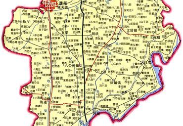 河南濮阳地图图片