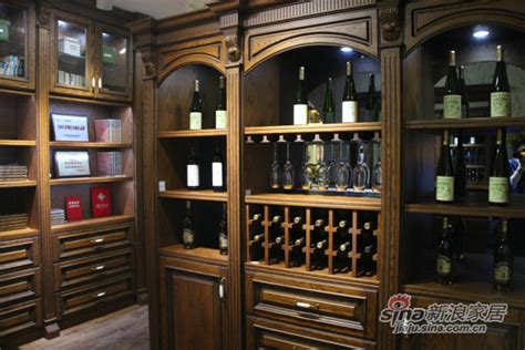 溪木工坊新中式实木酒柜家用客厅现代简约靠墙柜子北欧红酒餐边柜-美间设计