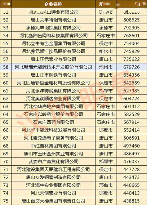 沧州市上市公司市值排名-沧州哪些企业的市值比较高-排行榜123网