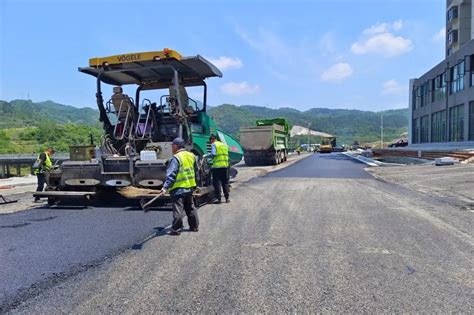 新县项目一期工程全面贯通-郑州市公路工程公司
