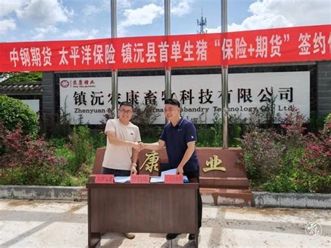普洱市镇沅县首单生猪“保险+期货”项目成功签约_云南省农业农村厅