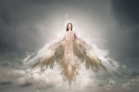 儿童小天使天堂天使装扮的小女孩背影高清图片下载-正版图片501906303-摄图网