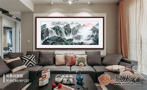 客厅沙发背景墙画经典案例欣赏，真的美到让人窒息！__凤凰网