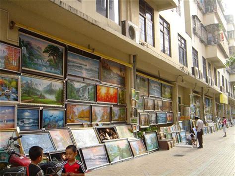 行摄深圳大芬油画村 被誉为“中国油画第一村”充满艺术气息-荔枝网图片