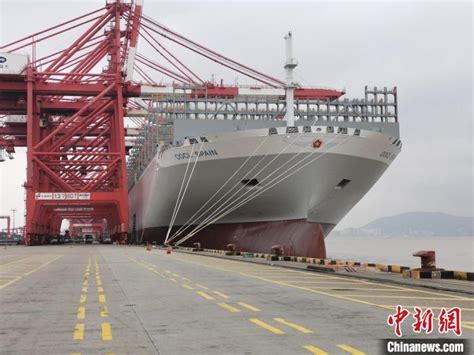 中国造出全球超大型的集装箱货轮|集装箱船|泰萨|货轮_新浪新闻