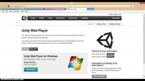 Unity Web Player (Mac) - Download