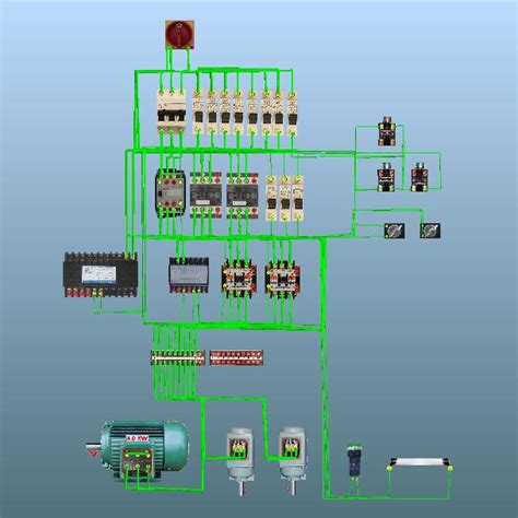 电工软件电工画图西门子PLC模拟接线编程电工原理画图仿真学习-淘宝网