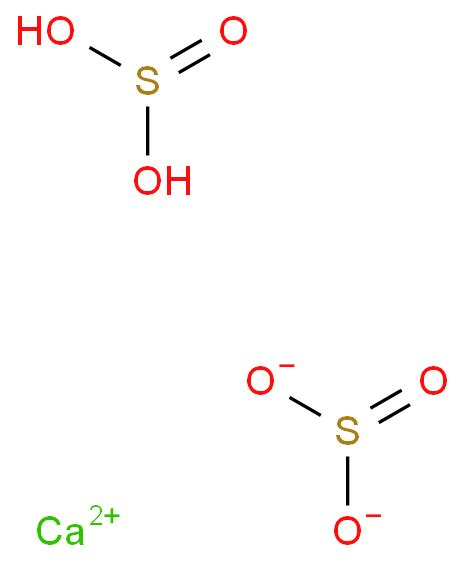 13780-03-5 亚硫酸氢钙 cas号13780-03-5分子式、结构式、MSDS、熔点、沸点