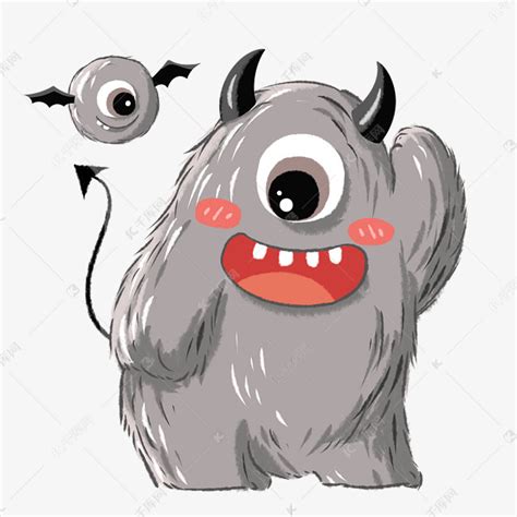 呆萌小怪物图片