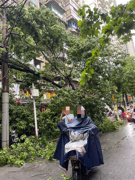 武汉一外卖小哥雨中被风吹倒三次，暴雨外卖延误平台会酌情处理