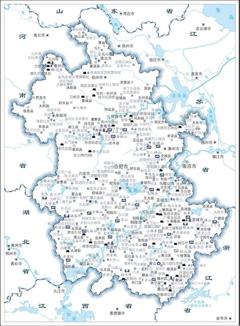 安徽旅游地图_素材中国sccnn.com