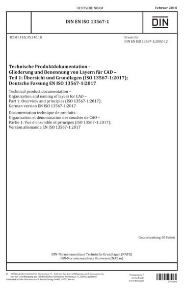 DIN EN ISO 13567-1:2018 DE - Technische Produktdokumentation ...