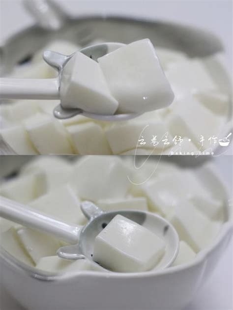 【白凉粉牛奶果冻的做法步骤图，怎么做好吃】Qin-筱默_下厨房