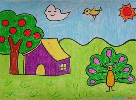 关于房子的儿童画图片大全【57幅】_露西学画画