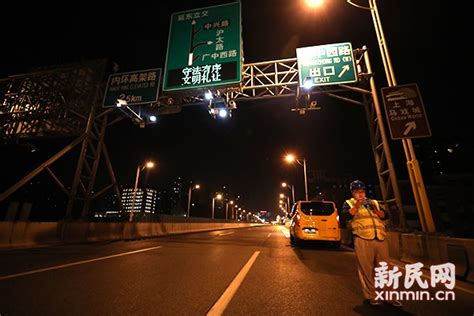 深夜的上海南北高架上 越野车来回折返18次 监控探头拍到了什么？_新民社会_新民网