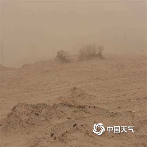 新疆和田沙尘弥漫-图片-中国天气网