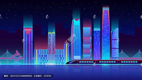 东莞城市建筑夜景,其它,宣传展板模板,设计模板,汇图网www.huitu.com