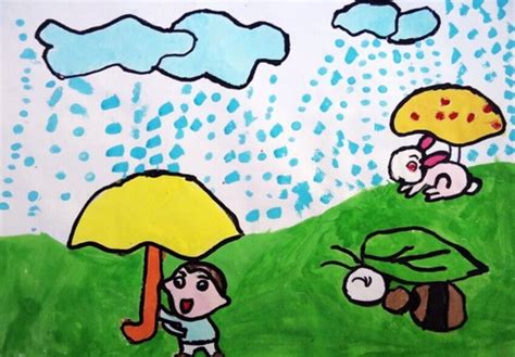 下雨水墨画图片-下雨水墨画图片素材免费下载-千库网
