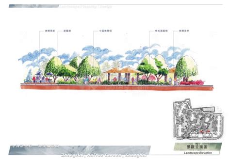 73上海风情海悦花园全套景观设计文本_花园绿地_土木在线