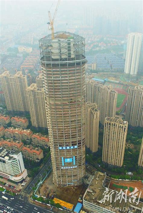 241米！长沙河西最高建筑主体完工 - 资讯 - 新湖南