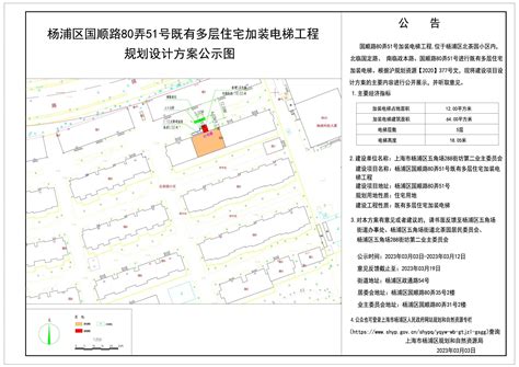 杨浦区96街坊办公楼项目《建设工程规划许可证》及总平面图_上海市杨浦区人民政府