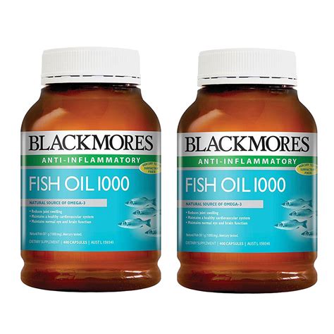 澳洲blackmores 澳佳宝 Fish oil 1000 深海鱼油 400粒/瓶-好享购物官方商城