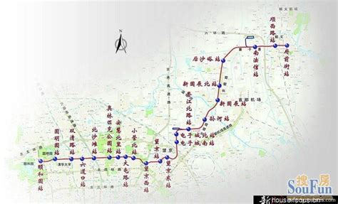 燕郊四站地铁规划图，看看未来长什么样-燕郊吉屋网