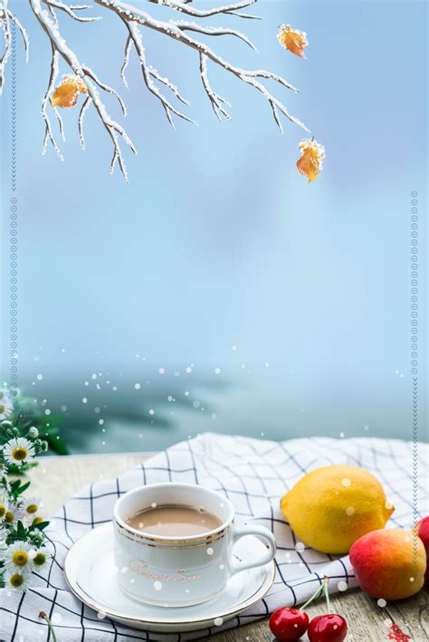 冬季下午茶背景图片_冬季下午茶背景素材图片_千库网