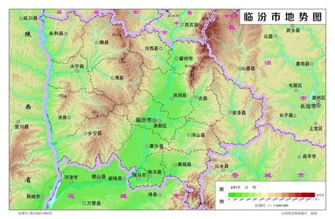 汾西县行政区划图 - 中国旅游资讯网365135.COM