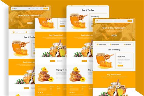 蜂蜜销售网站html页面设计，优质的蜜蜂养殖场公司简介模板_墨鱼部落格