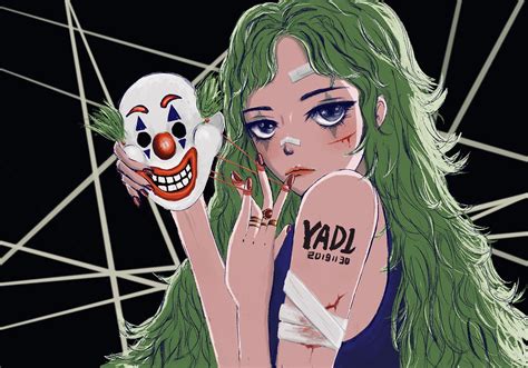 不开心的Joker 女|插画|插画习作|Z23382469 - 原创作品 - 站酷 (ZCOOL)