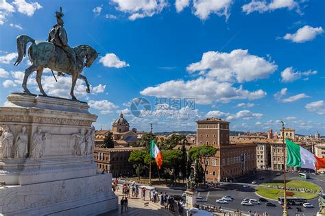 意大利首都罗马城市风光城市天际线高清图片下载-正版图片501551114-摄图网