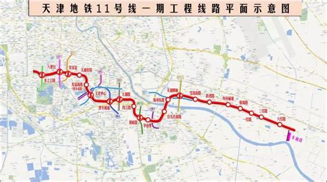 天津地铁B1线线路图,天津地铁B1线地图,规划图-天津本地宝