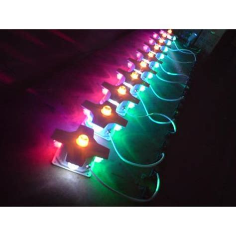 LED十字星光灯点光源圆形七彩变色外墙亮化夜景灯具工程户外防水-阿里巴巴