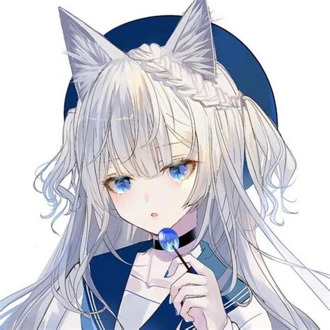古风动漫猫耳女生头像