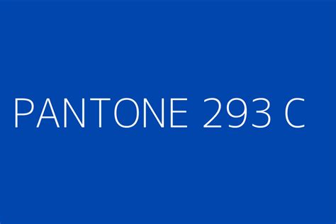 PANTONE 293 C Color HEX code
