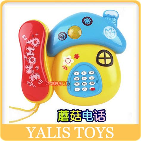 批发 益智早教音乐电话玩具 卡通灯光音乐蘑菇电话机 儿童电话机-阿里巴巴