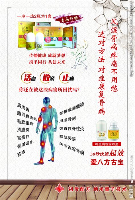 风湿骨病设计图__广告设计_广告设计_设计图库_昵图网nipic.com