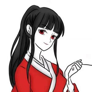 甜美女生头像红衣服动漫