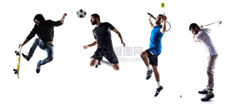 一群运动员打高尔夫网球高清图片下载-正版图片504925866-摄图网
