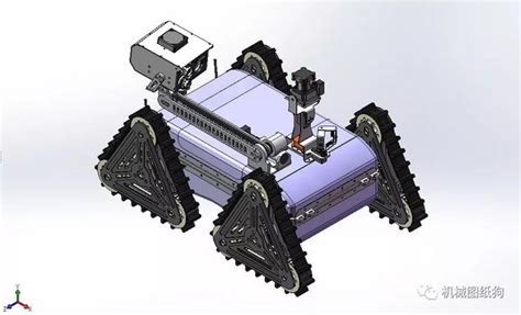 轮式智能机器人CROE2.0设计模型3D模型下载_三维模型_Pro/E模型 - 制造云 | 产品模型